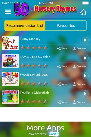 50+ Nursery Rhymes screenshot 2