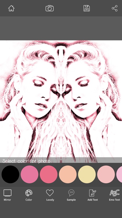Photo editor Sketch, edit your image with mirror sketch effect - Mirror Sketch Photo