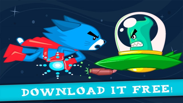 Superhero Cat Paw Battle vs Alien Attack Patrol Game Free(圖5)-速報App