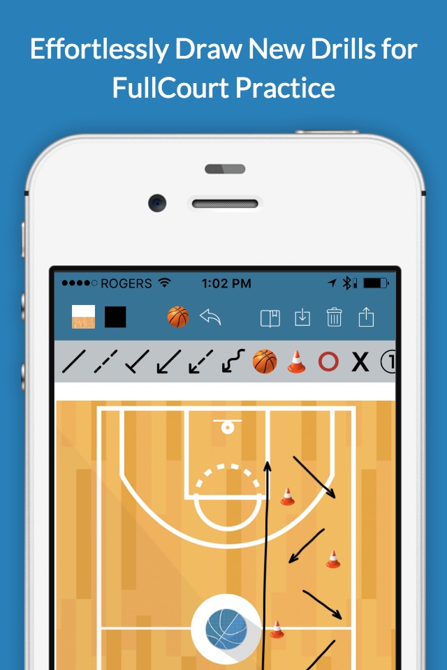 Basketball Clipboard Blueprint screenshot 2