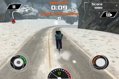 3D Winter Road Bike Racing - eXtreme Snow Mountain Downhill Race Simulator Game PRO screenshot 4