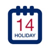 Holiday Calendar USA 2016 - Federal Public US Holidays for Vacation and free time Planning