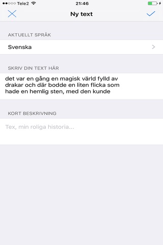 SpeakFlake - på svenska screenshot 4