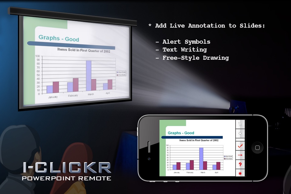 i-Clickr Remote for PowerPoint Lite screenshot 2