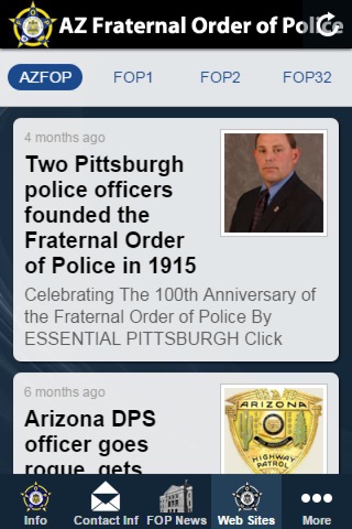 Arizona Fraternal Order of Police screenshot 2