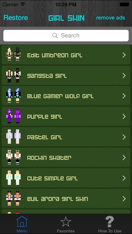 Girl Skins for Minecraft PE (Pocket Edition) - Best Free Skins App for MCPE