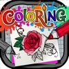 Coloring Book : Painting Picture on Tattoo Designs Cartoon Pro