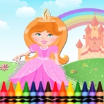 Princess Coloring Book - Amazing draw paint and color games HD