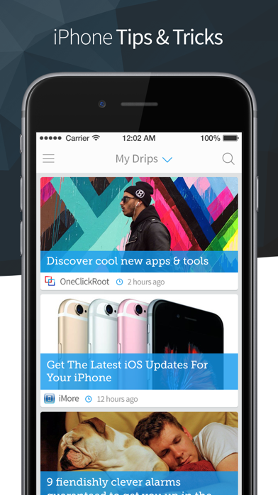 Drippler Updates, Tips & Apps for iPhone Screenshot 2