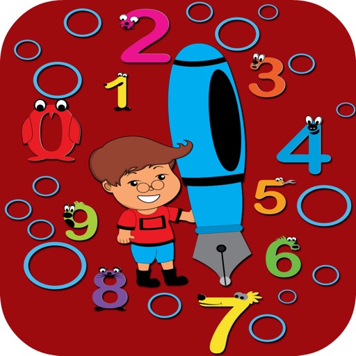 Connect The Dots Learn Numbers - writing for kids