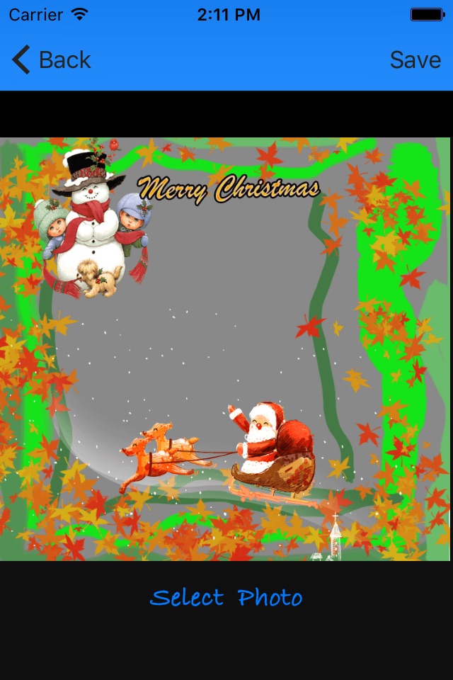 2016 Christmas & New Year Customize Card Frame screenshot 3