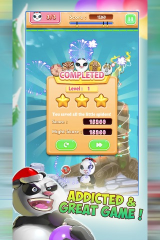 Santa Panda Bubble Christmas screenshot 4