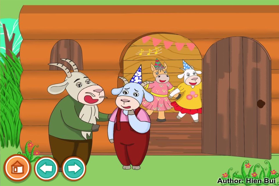 The story of cow and goat (Story and games for kids) screenshot 4