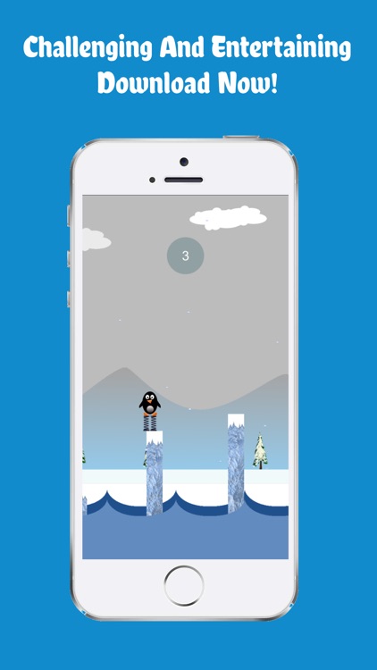 Flying Penguin Jump - A Fun South-Pole Below Zero Game screenshot-4