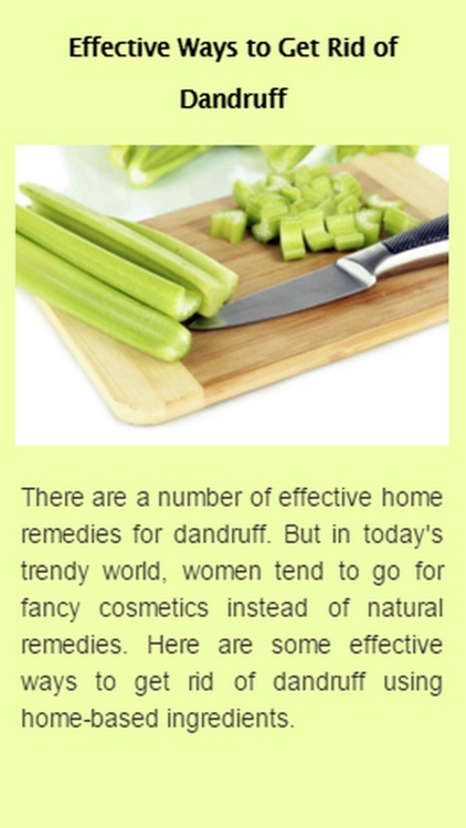 Home Remedies For Dandruff