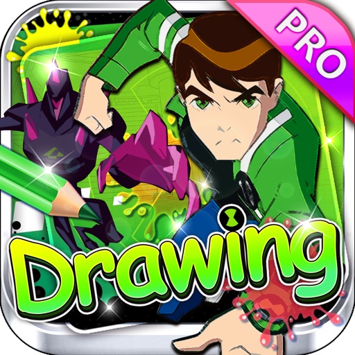 Drawing Desk Ben 10 : Draw and Paint Coloring Books Edition Pro icon