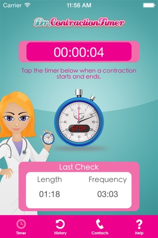Dr. Contraction Timer screenshot 4