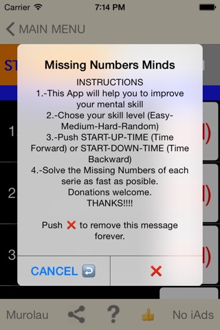 Missing Numbers Minds screenshot 2
