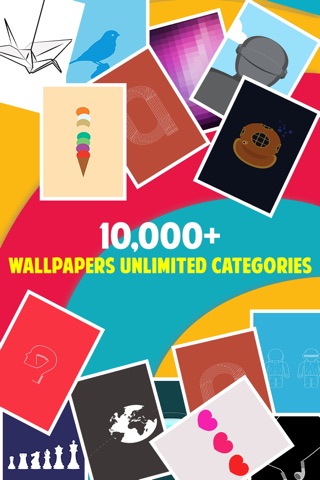 Minimal Wallpapers & 3D Backgrounds HD - Collection of Pattern Images & Abstract Art Themes screenshot 3