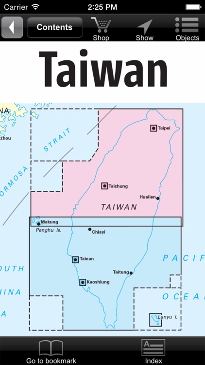 Taiwan. Tourist map.
