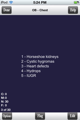 ARDMS OBGYN Ultrasound Flashcards for ARDMS OB/GYN Board Review screenshot 4