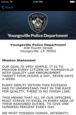 Youngsville Police Department screenshot 4