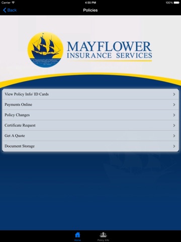 Mayflower Insurance Services HD screenshot 3