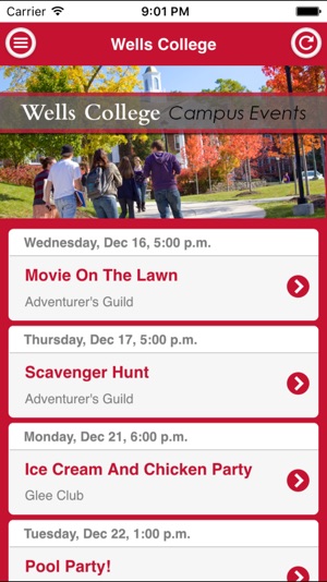 Wells College Events(圖2)-速報App
