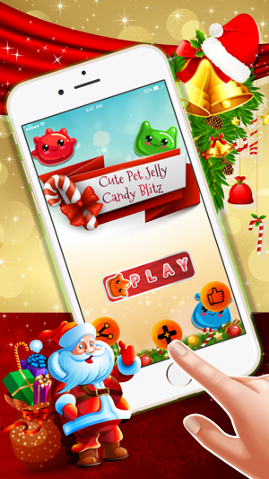 Cute Pet Jelly Candy Blitz : - A match 3 puzzles for Christm(圖1)-速報App