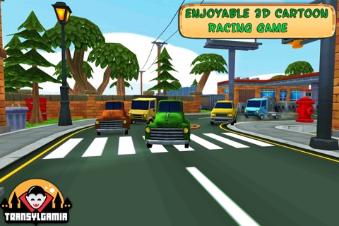Cartoon Race 3D Car Driver screenshot 4