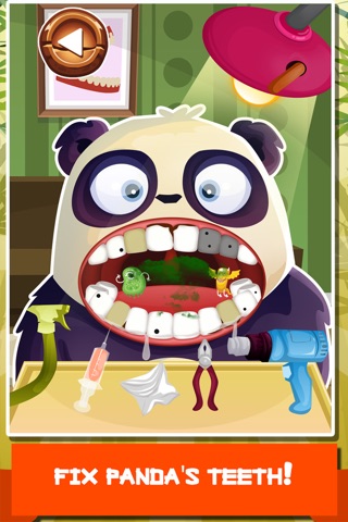 Big Nick's Panda Dentist Story 3.0 – Office Rush Games for Kids Pro screenshot 2