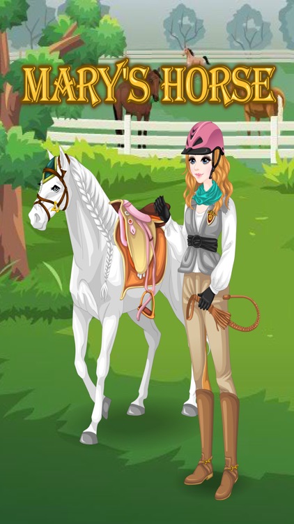 Mary's Horse Dress up - Dress up  and make up game for people who love horse games