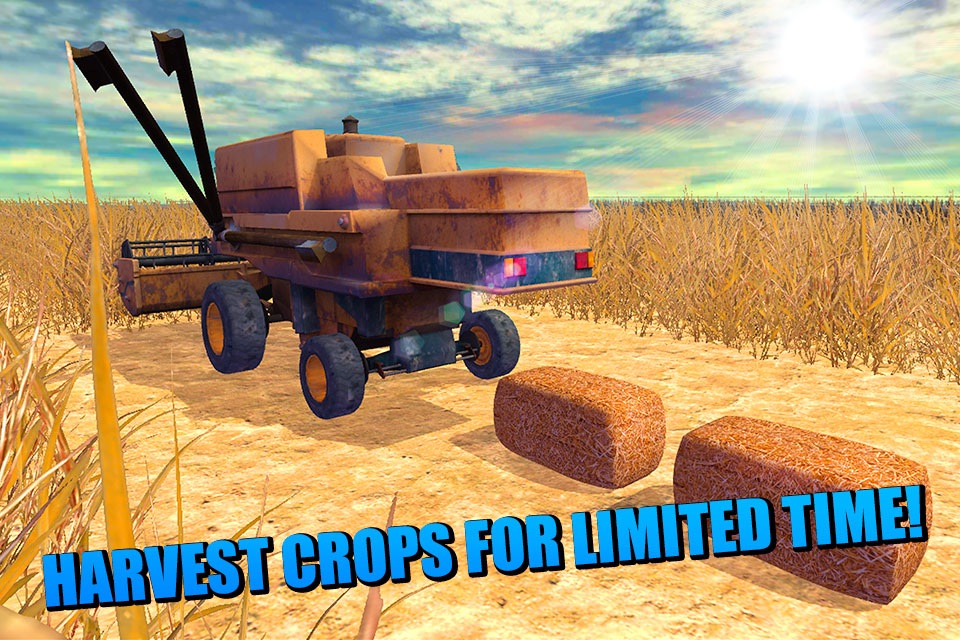 Farm Harvester Tractor Simulator 3D screenshot 2