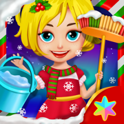 Christmas Princess Party Helper - Kids Fun Games