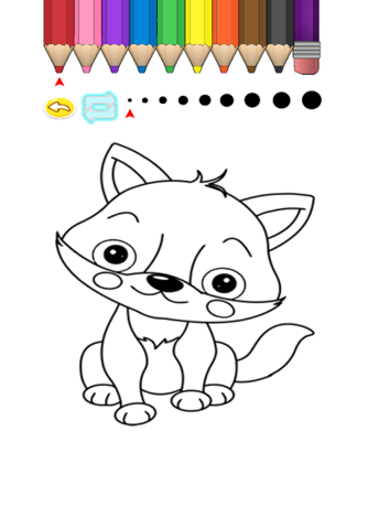 Kids Coloring Book - Cute Animals Kumamoto screenshot 3