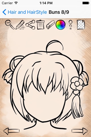 Draw Anime Haircuts screenshot 4