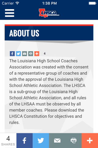 LHSCA screenshot 2