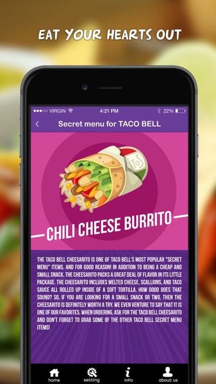 Secret Menu for Taco Bell screenshot-4