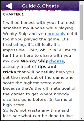PRO - Wonky Ship Game Version Guide screenshot 2