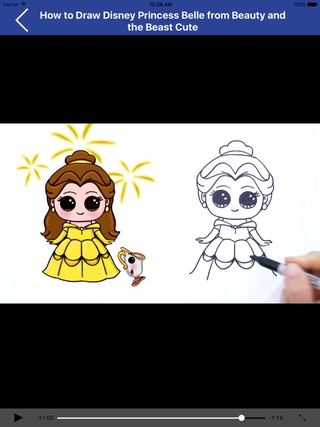 How to Draw Cute Princess Characters Easy for iPad(圖2)-速報App