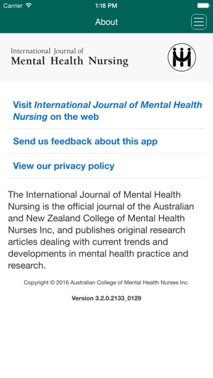 International Journal of Mental Health Nursing(圖5)-速報App