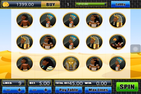Slots - Pharaoh's Grand Casino - Play Free Slot Machines for Fun! screenshot 3