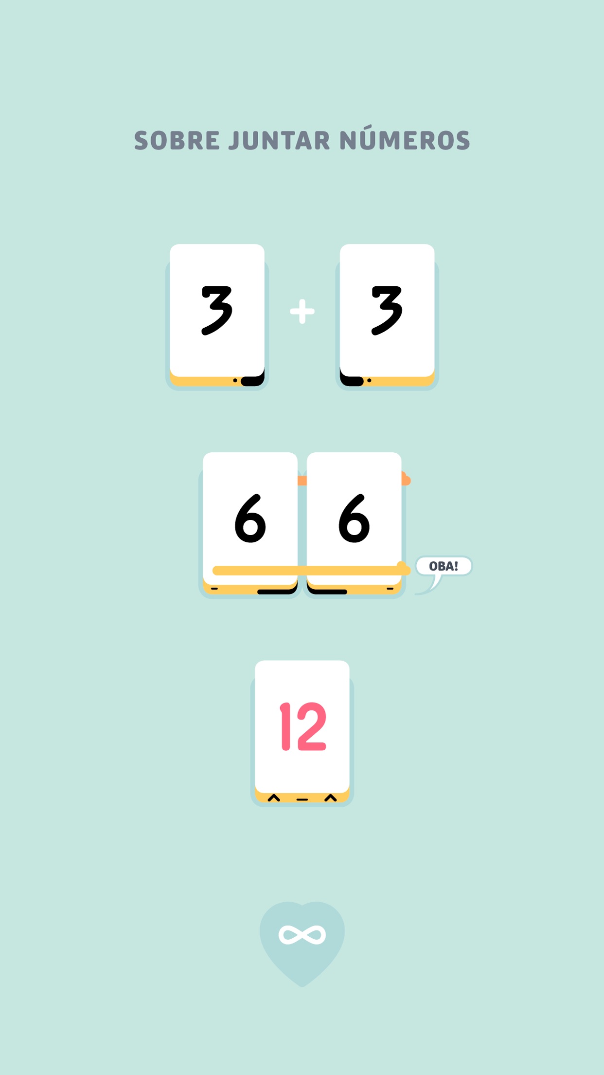 Screenshot do app Threes!