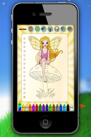 Paint fairies magical and paste stickers screenshot 2