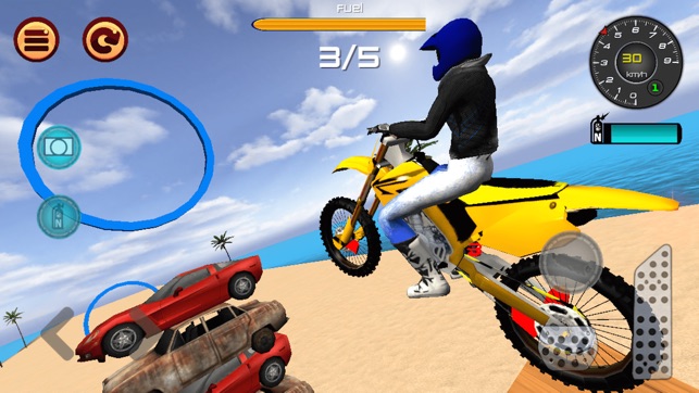 Motocross Beach Jumping 2 - Motorcycle Stunt & Trial Game(圖1)-速報App