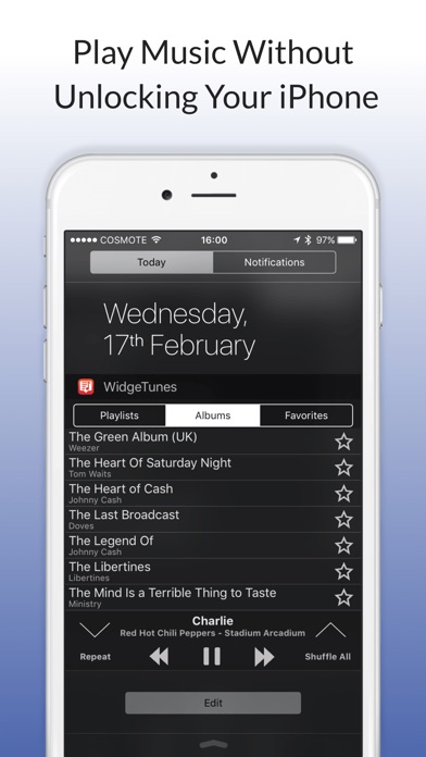 WidgeTunes screenshot1
