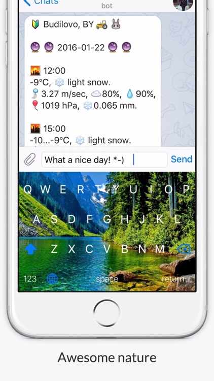 Swift Keyboard - Weather Edition screenshot-3