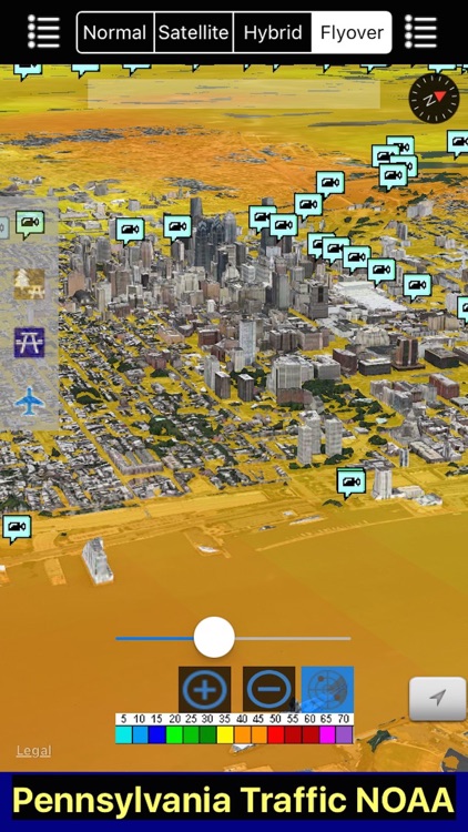 Pennsylvania NOAA Radar with Traffic Cameras 3D screenshot-4