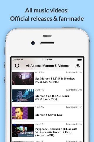 All Access: Maroon 5 Edition - Music, Videos, Social, Photos, News & More! screenshot 3