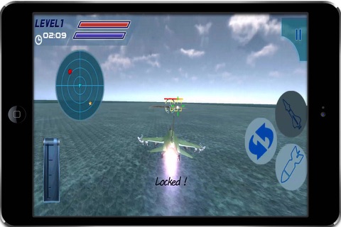 F16 Jet Fighter Air Sky Strike – aircraft missile war simulator screenshot 4